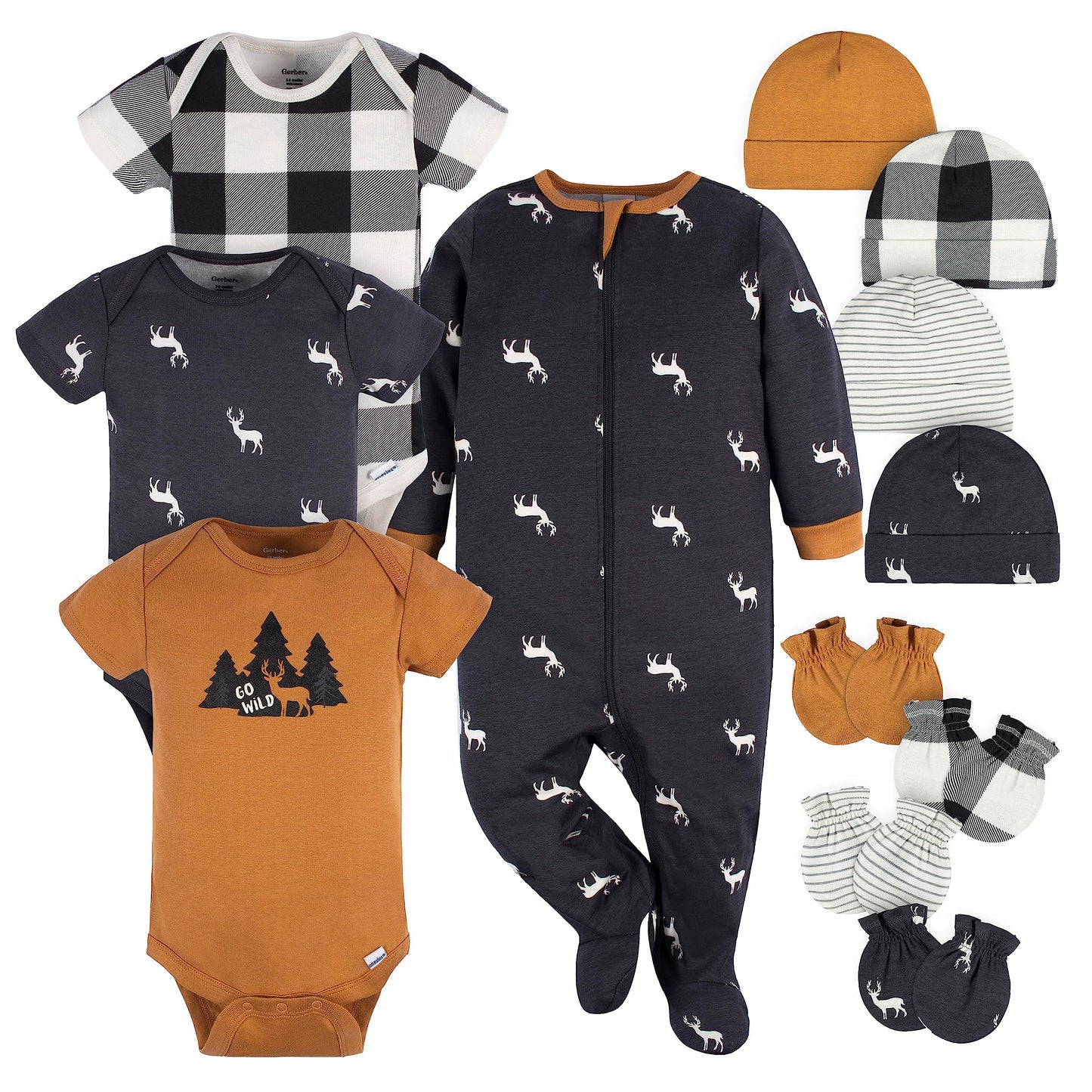 Gerber baby-girls Boys and Girls 12 Piece Layette Gift Set