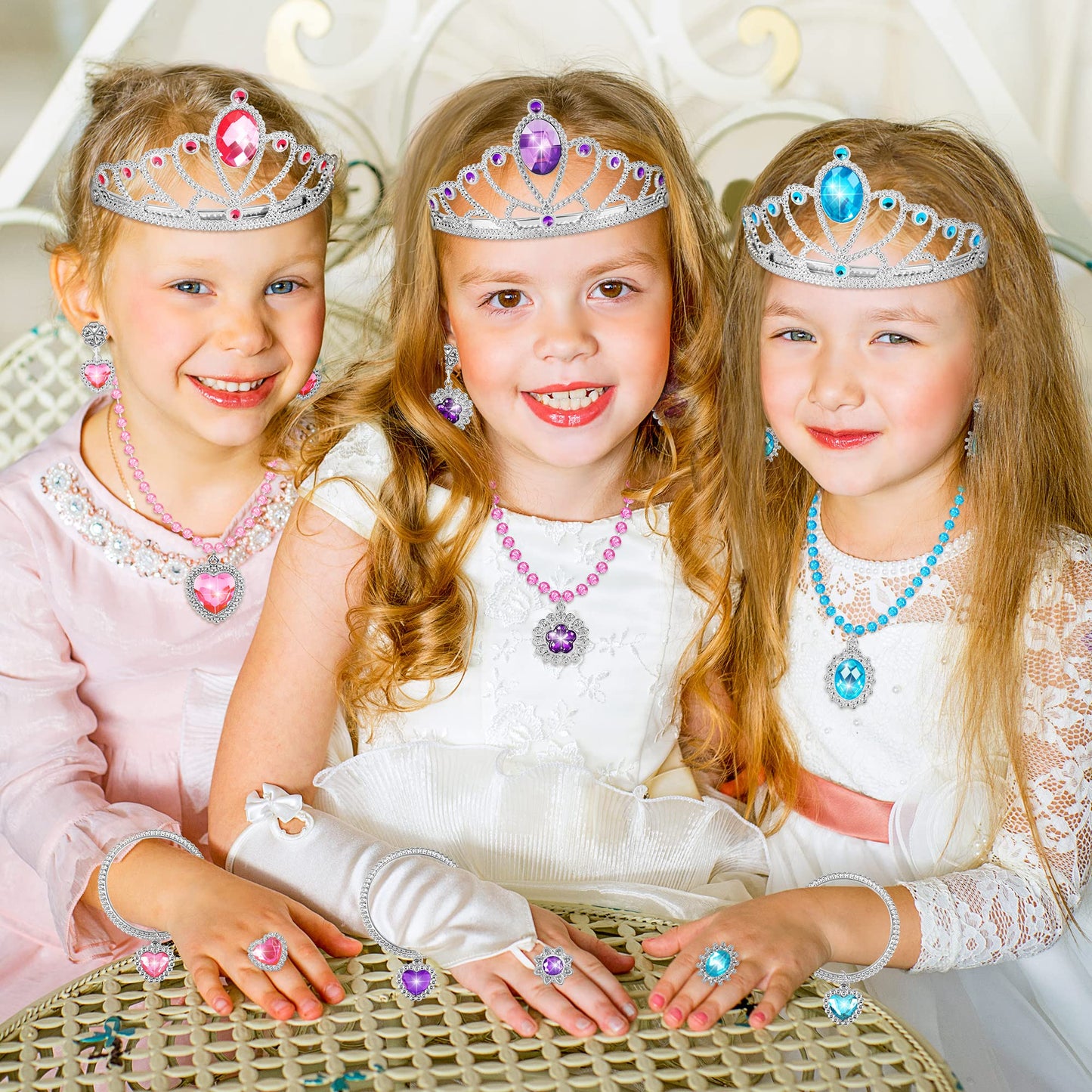 Princess Dress Up Toys & Jewelry Boutique,Girl Role Play Gifts,Kids Toys for 3-6 Years Girl Toddler B-Day Party Favors
