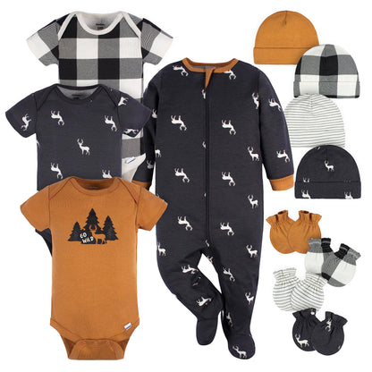 Gerber baby-girls Boys and Girls 12 Piece Layette Gift Set